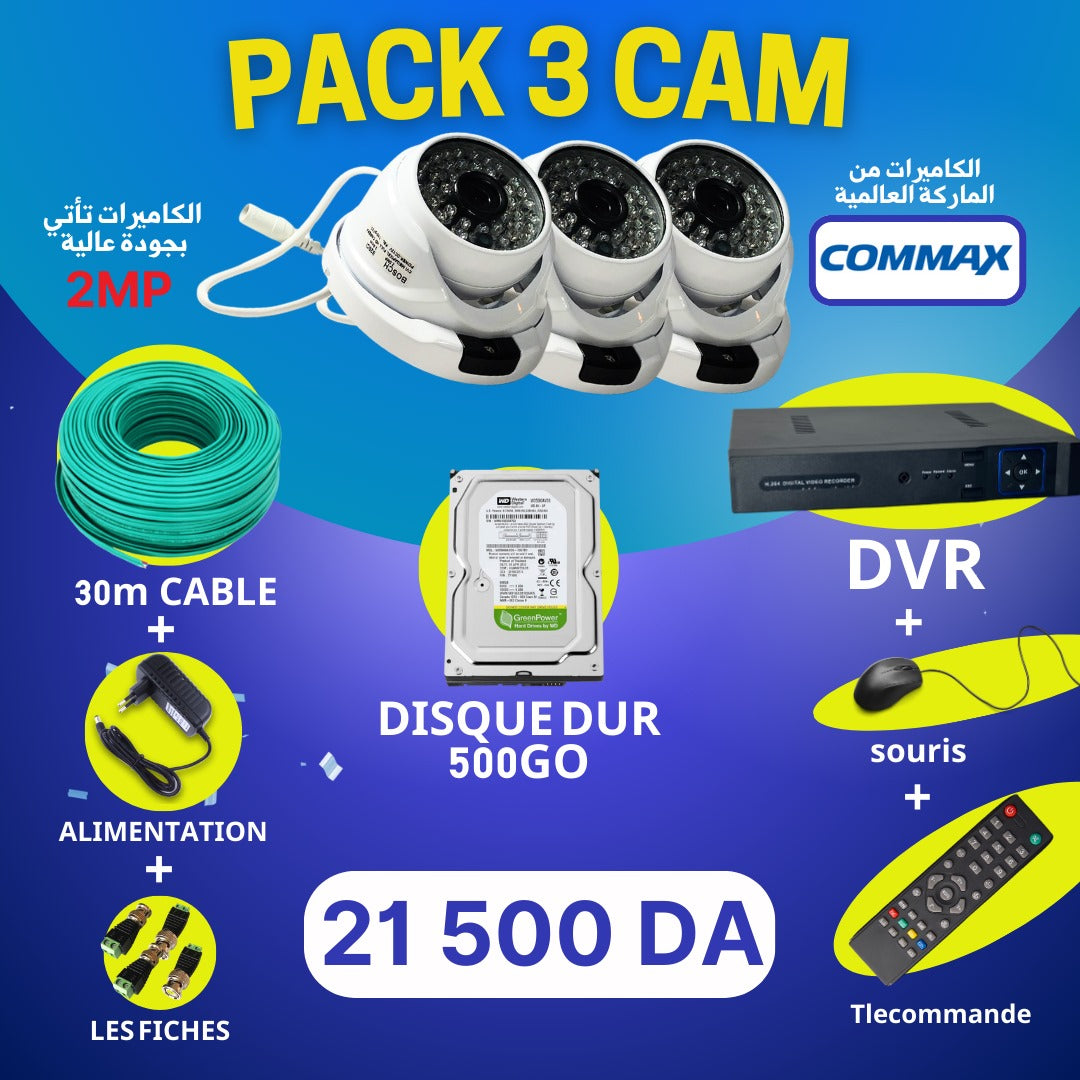 pack caméra