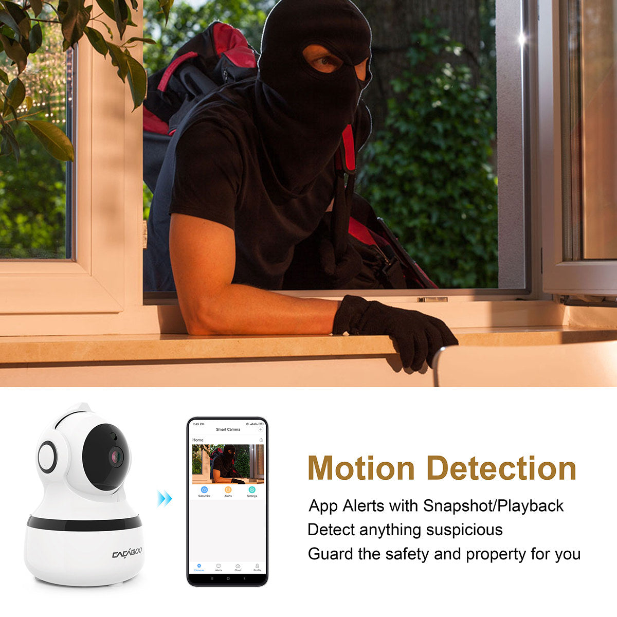 WIKKI STORE CAMERA CACAGOO 1080P FHD WiFi IP Camera